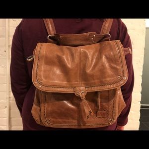 The Sak leather backpack